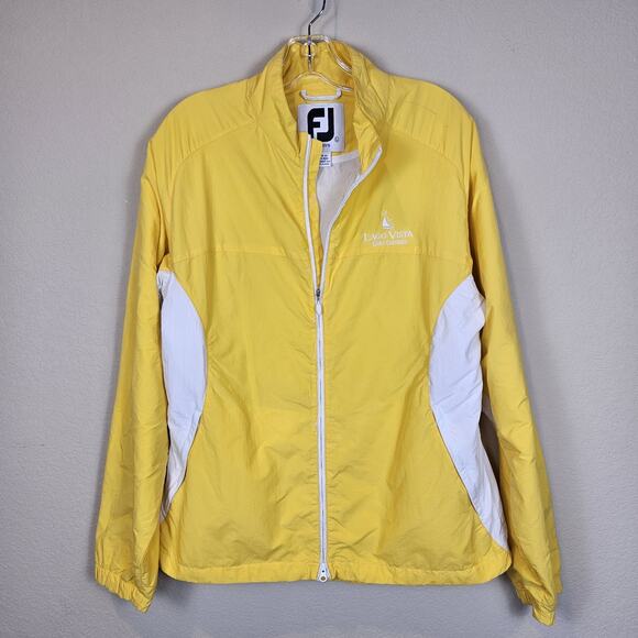 FootJoy Womens Golf Windbreaker Jacket Lago Vista Waterproof Lightweight Size L - Picture 3 of 16